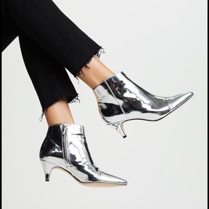 Sam Edelman Silver Booties